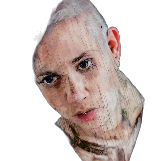 face, creature, mask, jacket transparent PNG cut-out