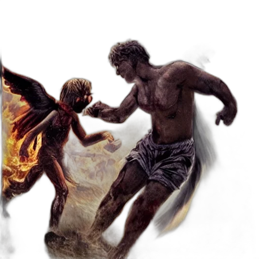 concept art, fantasy art, comic book art, photorealistic transparent PNG cut-out