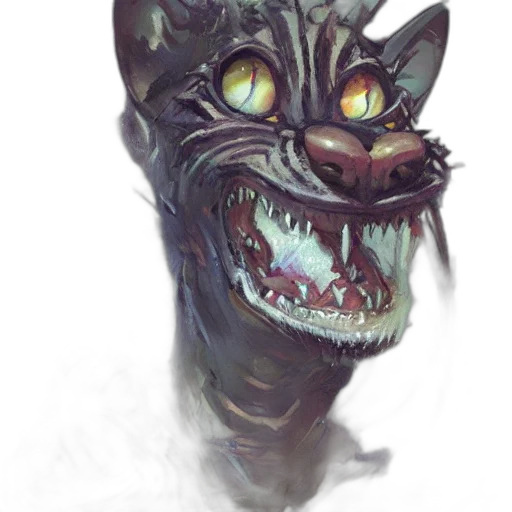 creature, mask, dragon, face transparent PNG cut-out