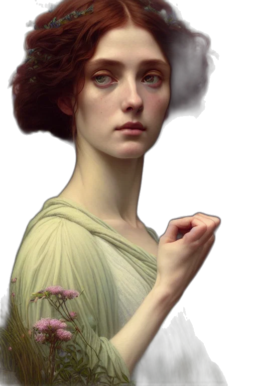 face, staff, dress, crown transparent PNG cut-out