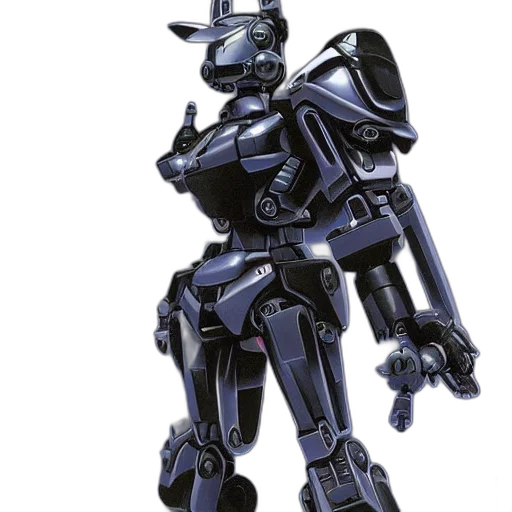 robot, weapon, concept art, 3d render transparent PNG cut-out