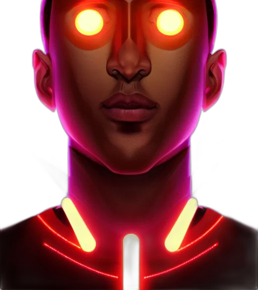 face, robot, mask, concept art transparent PNG cut-out
