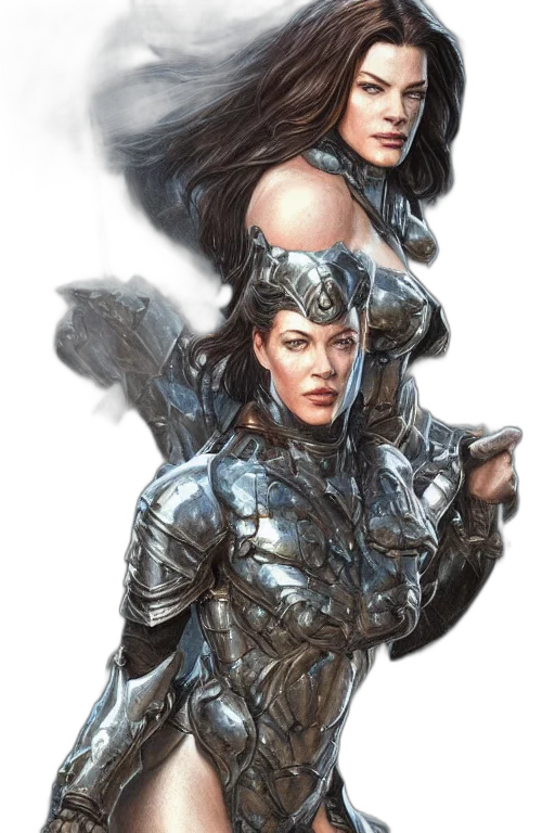 fantasy art, comic book art, concept art, photorealistic transparent PNG cut-out