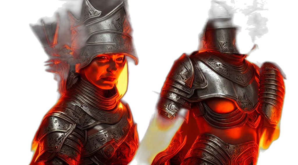concept art, fantasy art, 3d render, photorealistic transparent PNG cut-out