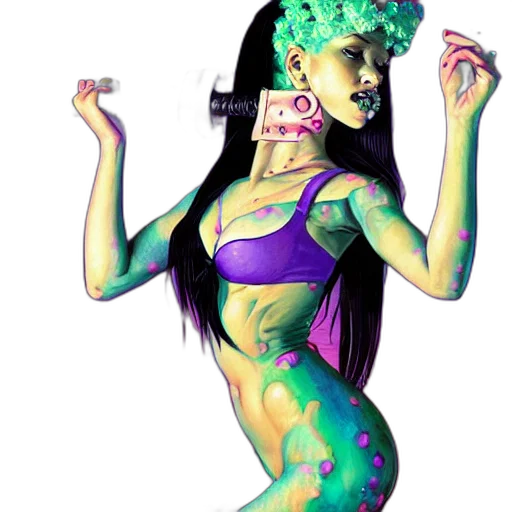 creature, concept art, fantasy art, pixel art transparent PNG cut-out