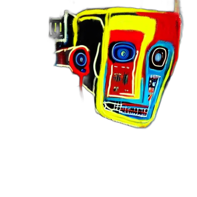 robot, mask, face, staff transparent PNG cut-out