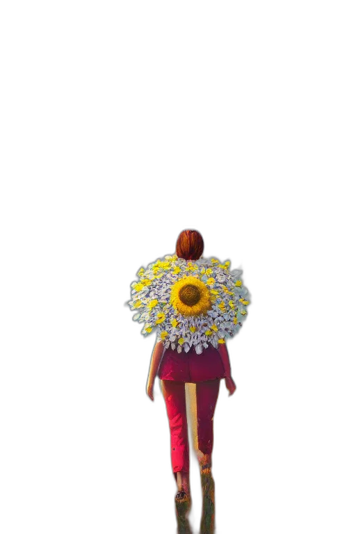 flower, dress, staff, jewelry transparent PNG cut-out