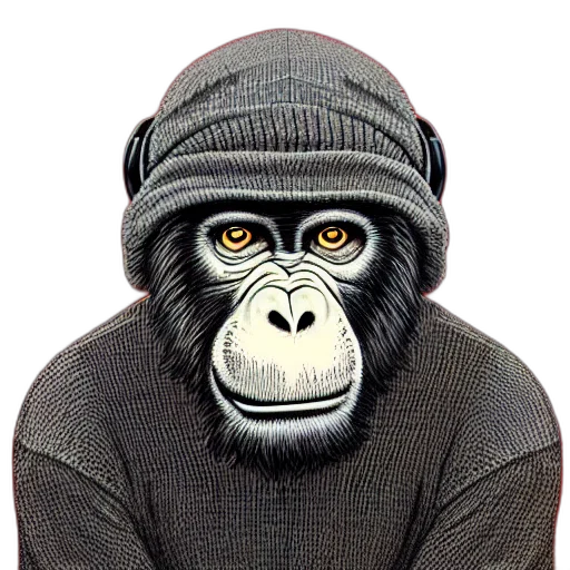 animal, mask, jacket, hat transparent PNG cut-out