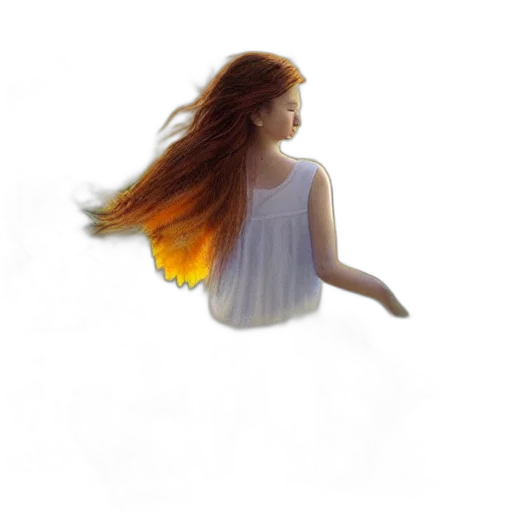 dress, hair, creature, jewelry transparent PNG cut-out