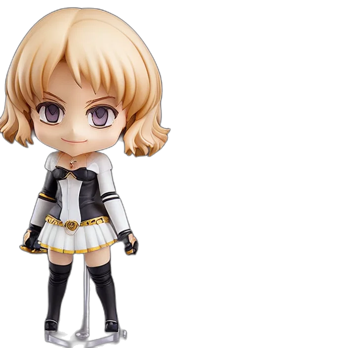 3d render, anime, margot, robbie transparent PNG cut-out