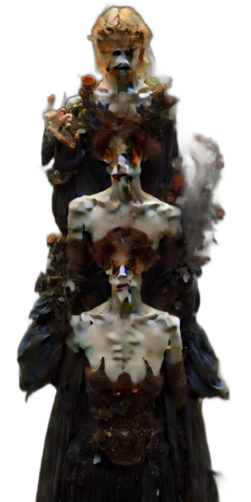 mask, face, creature, crown transparent PNG cut-out
