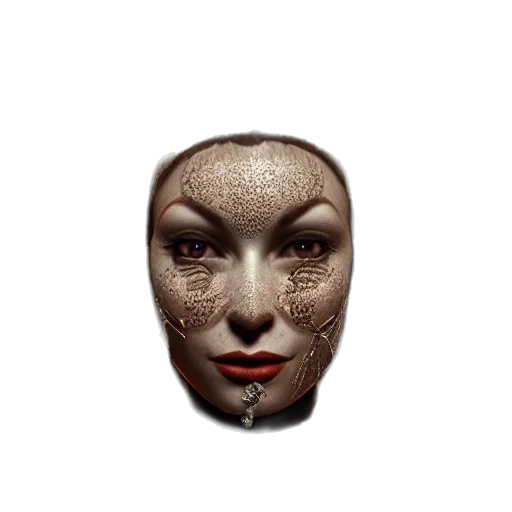 mask, face, jewelry, crown transparent PNG cut-out