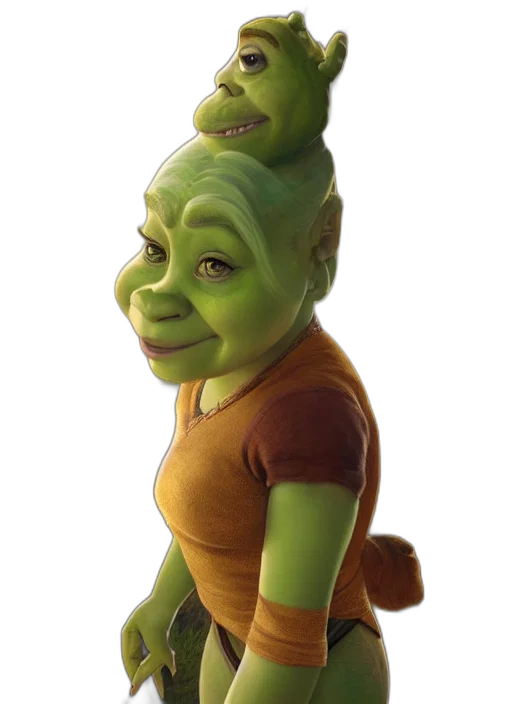 face, mask, staff, creature transparent PNG cut-out