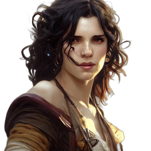 face, staff, dragon, fantasy art transparent PNG cut-out