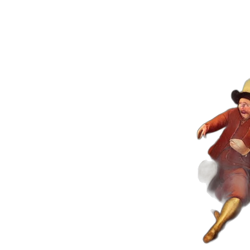 hat, dress, staff, concept art transparent PNG cut-out