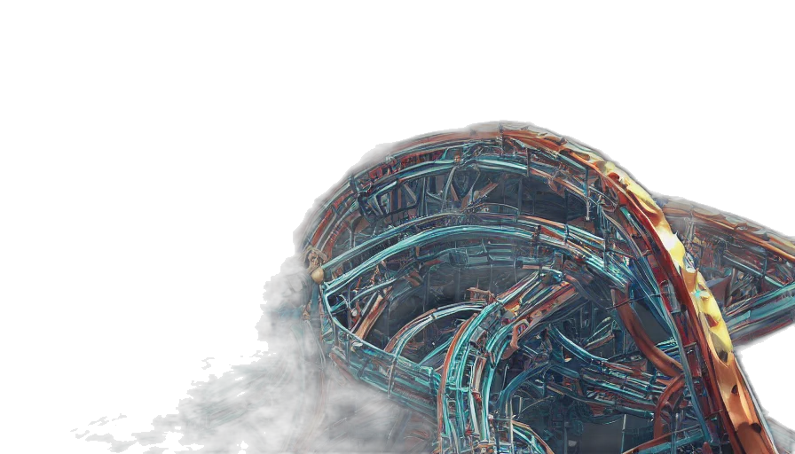robot, hair, mask, car transparent PNG cut-out