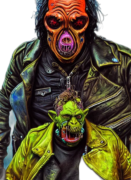 mask, jacket, creature, face transparent PNG cut-out