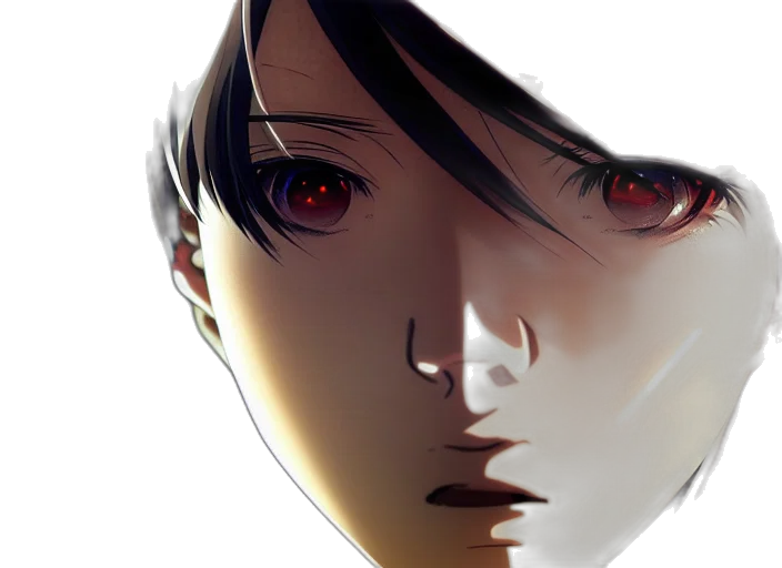 face, mask, robot, creature transparent PNG cut-out