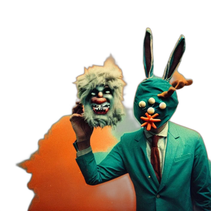 mask, concept art, green, kodak transparent PNG cut-out