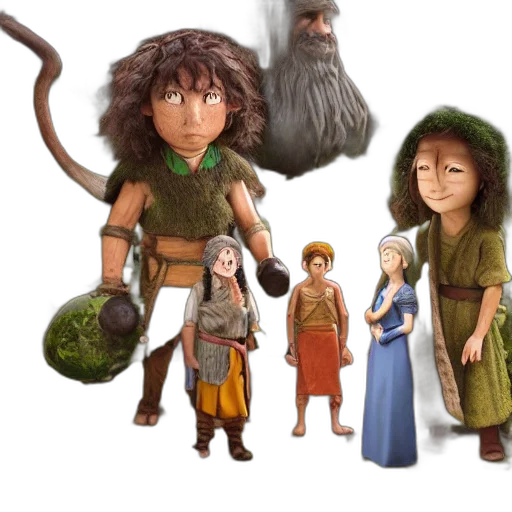 concept art, fantasy art, 3d render, comic book art transparent PNG cut-out