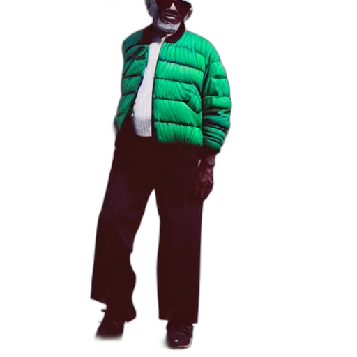 jacket, staff, creature, animal transparent PNG cut-out