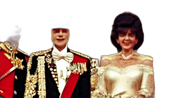 crown, dress, hat, scene transparent PNG cut-out