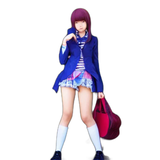 dress, jacket, concept art, 3d render transparent PNG cut-out