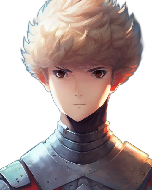 face, crown, hair, robot transparent PNG cut-out
