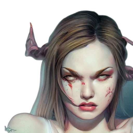 face, mask, fantasy art, concept art transparent PNG cut-out
