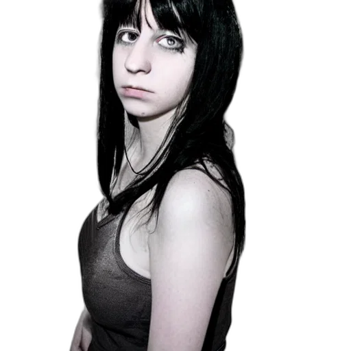 face, creature, hair, dress transparent PNG cut-out