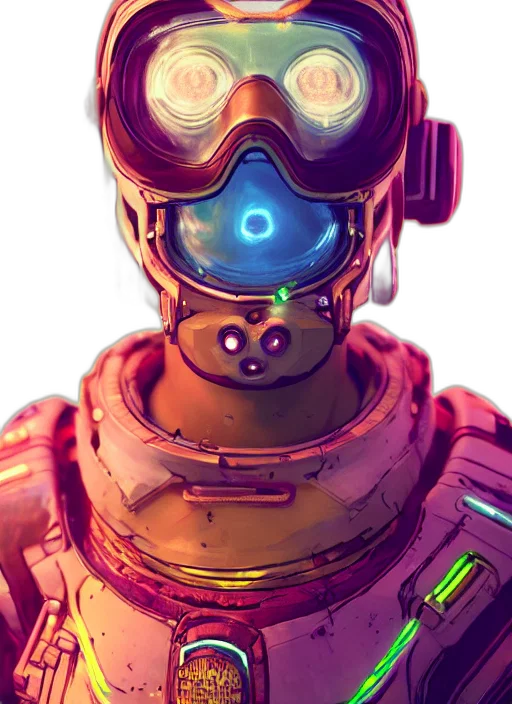 robot, face, mask, creature transparent PNG cut-out