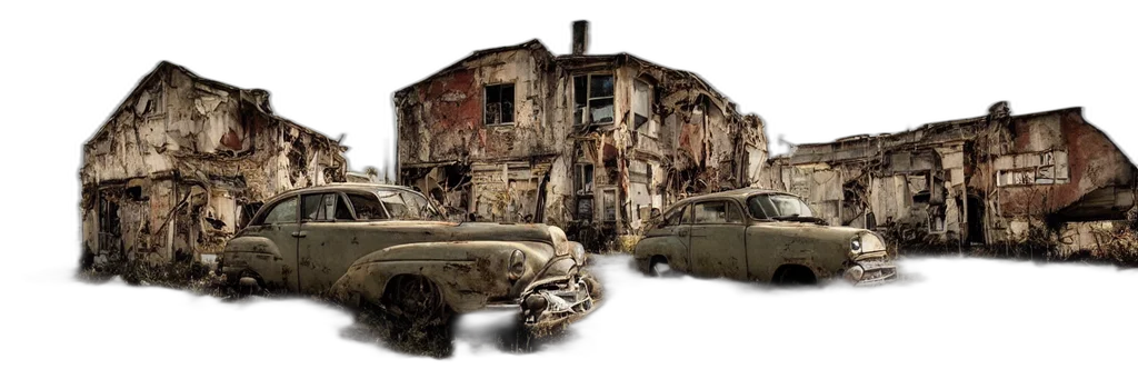 car, building, photorealistic, concept art transparent PNG cut-out