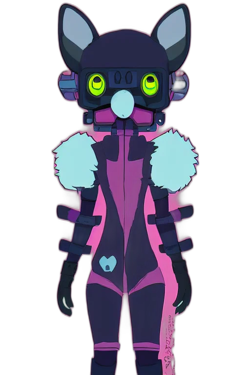 robot, creature, mask, jacket transparent PNG cut-out