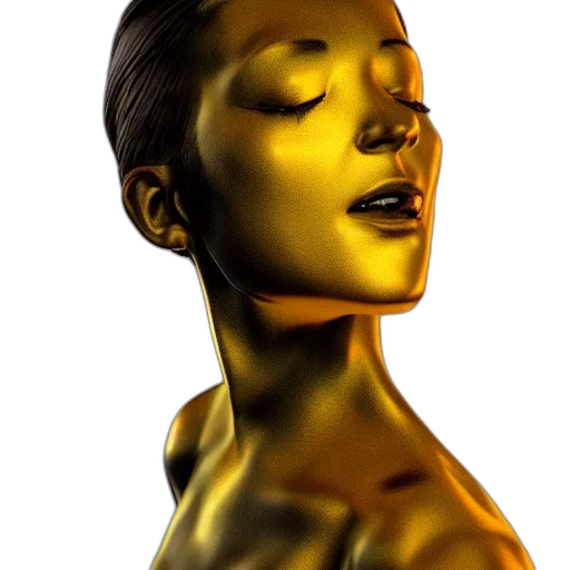 jewelry, crown, face, 3d render transparent PNG cut-out