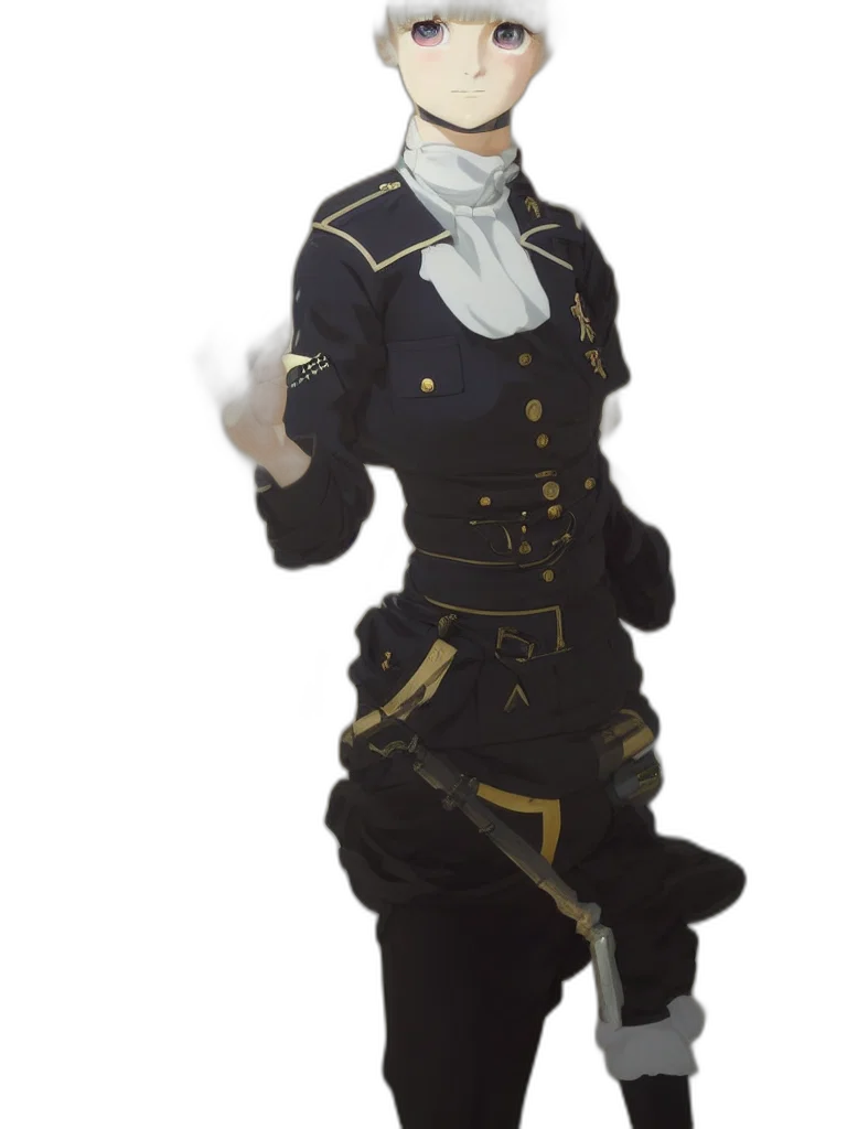 staff, jacket, mask, weapon transparent PNG cut-out