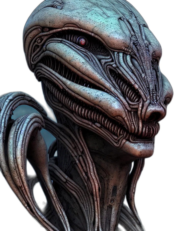 mask, creature, staff, face transparent PNG cut-out