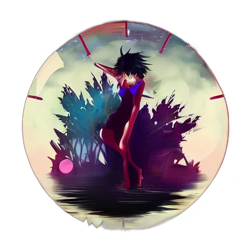concept art, fantasy art, pixel art, anime transparent PNG cut-out