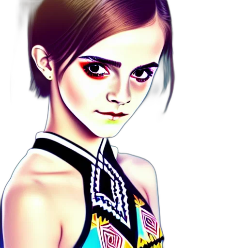 face, dress, cartoon, comic book art transparent PNG cut-out