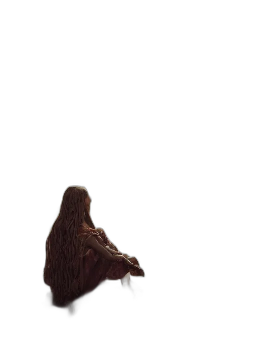 hair, jacket, creature, dress transparent PNG cut-out