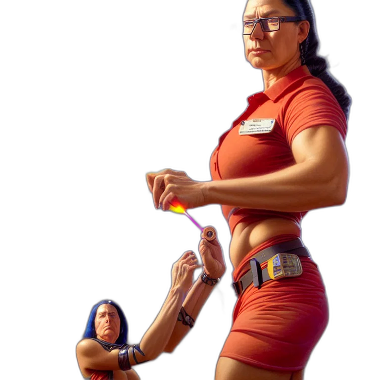 staff, weapon, jewelry, robot transparent PNG cut-out