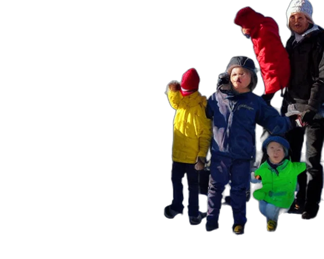 jacket, umbrella, staff, 3d render transparent PNG cut-out