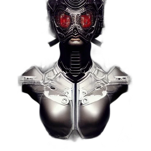 robot, mask, face, weapon transparent PNG cut-out