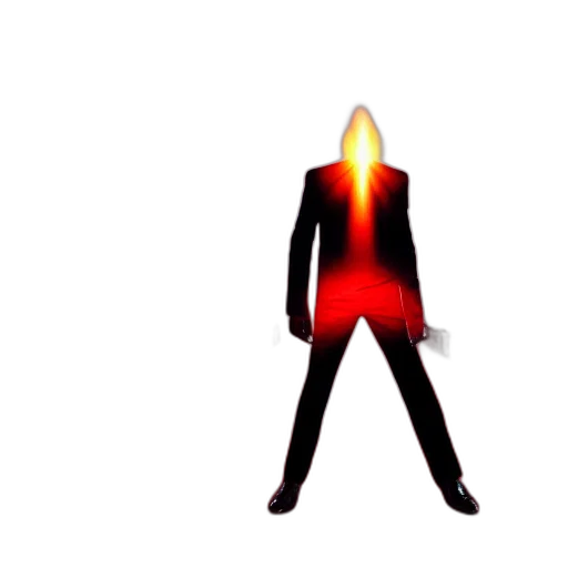 jacket, staff, weapon, robot transparent PNG cut-out
