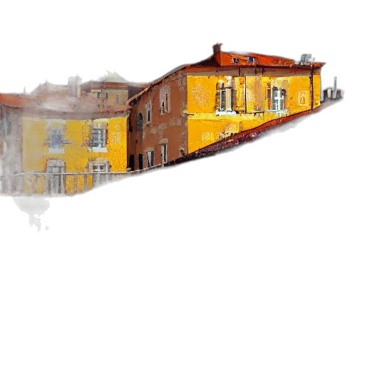building, furniture, umbrella, photorealistic transparent PNG cut-out