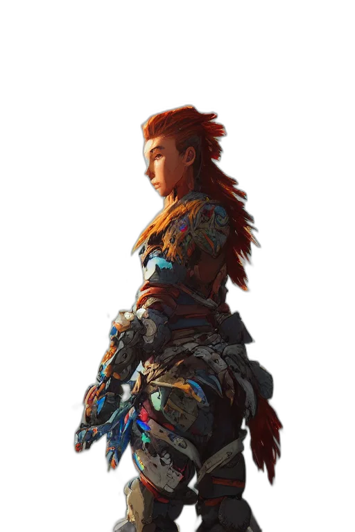 dragon, jacket, weapon, staff transparent PNG cut-out