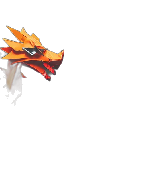 dragon, mask, weapon, creature transparent PNG cut-out