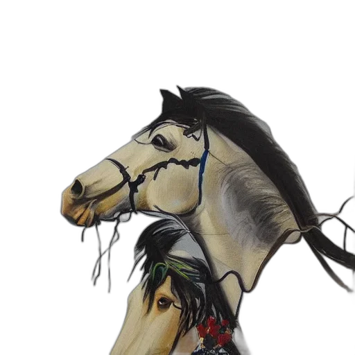 hair, mask, photorealistic, concept art transparent PNG cut-out