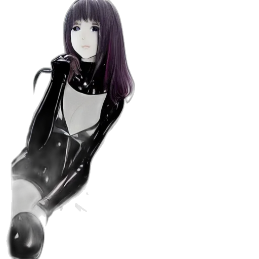 robot, jacket, dress, weapon transparent PNG cut-out