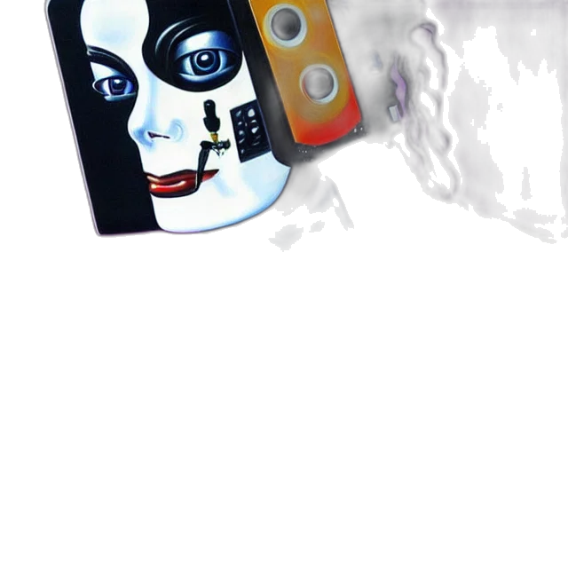 mask, robot, face, jewelry transparent PNG cut-out