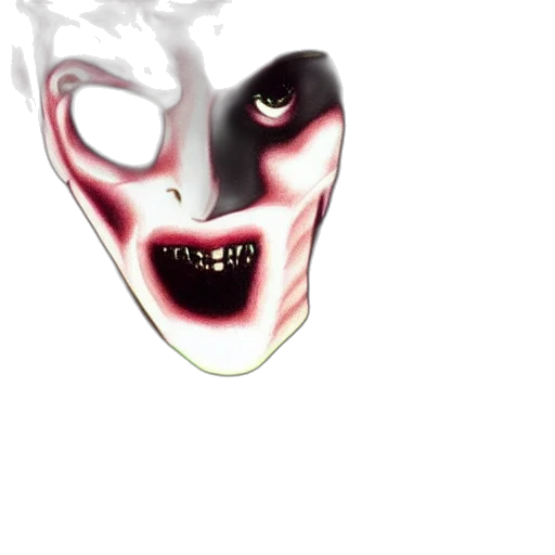 mask, face, creature, photorealistic transparent PNG cut-out